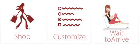 Shop, customize, wait to arrive